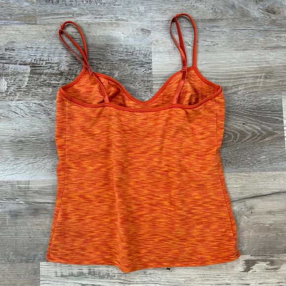 Victoria’s Secret Orange Space Dye Camisole Cotton Y2K Stretch Tank Top - Picture 3 of 5